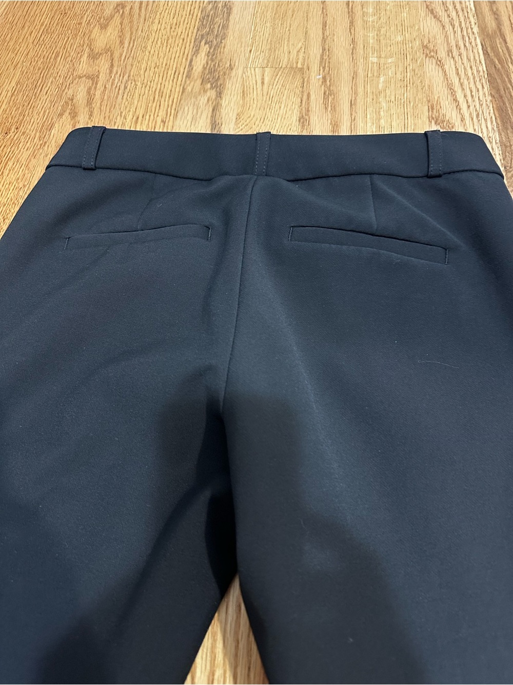 Banana Republic Black Ankle-Length Dress Pants - Straight Leg - Picture 6 of 7